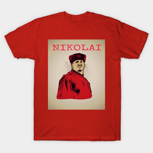 Nikolai Volkoff T-Shirt by crowman71